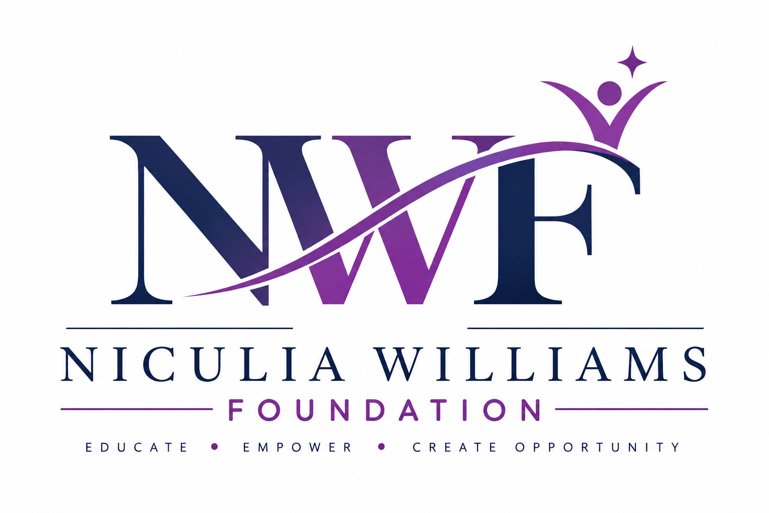 Official Niculia Williams Foundation merchandise logo